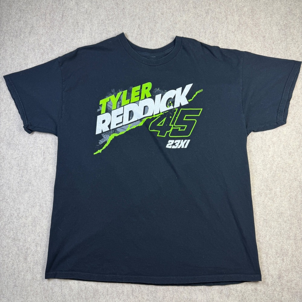 Tyler Reddick 23XI Racing Beast Unleashed NASCAR Shirt Black XL #45 Monster Car